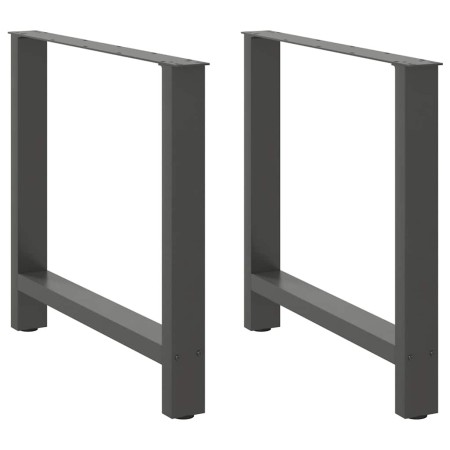 Patas de mesa de centro antracita 2 uds 80x(72-73) cm acero by , Table legs - Ref: Foro24-4013314, Price: 93,16 €, Discount: %