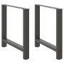 Patas de mesa de centro antracita 2 uds 80x(72-73) cm acero by , Table legs - Ref: Foro24-4013314, Price: 93,16 €, Discount: %