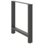 Patas de mesa de centro antracita 2 uds 80x(72-73) cm acero by , Table legs - Ref: Foro24-4013314, Price: 93,16 €, Discount: %