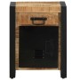 Mesitas de noche 2 piezas madera maciza rugosa mango by , Nightstands - Ref: Foro24-4013560, Price: 224,47 €, Discount: %