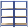 Estanterías de 4 baldas 2 uds madera contrachapada y acero azul von , Industrieregale - Ref: Foro24-4016935, Preis: 71,12 €, ...