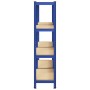 Estanterías de 4 baldas 2 uds madera contrachapada y acero azul von , Industrieregale - Ref: Foro24-4016935, Preis: 71,12 €, ...