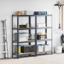 Estante almacenaje 4 niveles 2 uds acero y madera contrachapada von , Industrieregale - Ref: Foro24-4016937, Preis: 66,47 €, ...