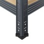Estante almacenaje 4 niveles 2 uds acero y madera contrachapada von , Industrieregale - Ref: Foro24-4016937, Preis: 66,47 €, ...