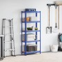 Estantería almacenaje 5 niveles azul madera ingeniería acero by , Industrial shelving - Ref: Foro24-4016940, Price: 42,68 €, ...