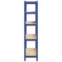 Estantería almacenaje 5 niveles azul madera ingeniería acero by , Industrial shelving - Ref: Foro24-4016949, Price: 48,81 €, ...