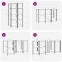 Estantería esquina 5 niveles madera contrachapada y acero plata by , Industrial shelving - Ref: Foro24-4016963, Price: 94,97 ...