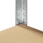 Estantería esquina 5 niveles madera contrachapada y acero plata by , Industrial shelving - Ref: Foro24-4016963, Price: 94,97 ...