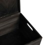 Caja de madera con tapa y asas madera maciza pino 40x30x23 cm von , Aufbewahrungskörbe - Ref: Foro24-4017398, Preis: 47,29 €,...