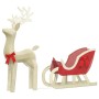 Decoración navideña reno y trineo 100 LED blanco cálido von , Weihnachtsbeleuchtung - Ref: Foro24-4019492, Preis: 129,54 €, R...