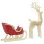Decoración navideña reno y trineo 100 LED blanco cálido von , Weihnachtsbeleuchtung - Ref: Foro24-4019492, Preis: 129,54 €, R...