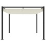 Cenador de jardín con techo retráctil acero crema 3x3 m von , Zelte und Pavillons - Ref: Foro24-4003960, Preis: 393,27 €, Rab...