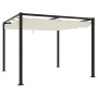 Cenador de jardín con techo retráctil acero crema 3x3 m von , Zelte und Pavillons - Ref: Foro24-4003960, Preis: 393,27 €, Rab...