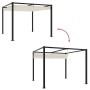 Cenador de jardín con techo retráctil acero crema 3x3 m von , Zelte und Pavillons - Ref: Foro24-4003960, Preis: 393,27 €, Rab...