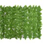 Balcony awning with green leaves 400x100 cm by vidaXL, Umbrellas - Ref: Foro24-315500, Price: 42,76 €, Discount: %