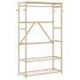 Perchero con estantes bambú 110x40x175 cm von , Kommoden-Organizer und Bar-Kleiderbügel - Ref: Foro24-4008924, Preis: 82,47 €...