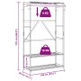 Perchero con estantes bambú 110x40x175 cm von , Kommoden-Organizer und Bar-Kleiderbügel - Ref: Foro24-4008924, Preis: 82,47 €...