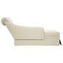 Chaise longue respaldo reposabrazos derecho terciopelo crema by , Daybeds - Ref: Foro24-4009789, Price: 149,31 €, Discount: %