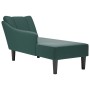 Chaise longue con reposabrazos derecho terciopelo oscuro by , Daybeds - Ref: Foro24-4009794, Price: 140,71 €, Discount: %