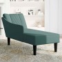 Chaise longue con reposabrazos derecho terciopelo oscuro by , Daybeds - Ref: Foro24-4009794, Price: 140,71 €, Discount: %