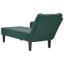 Chaise longue con reposabrazos derecho terciopelo oscuro by , Daybeds - Ref: Foro24-4009794, Price: 140,71 €, Discount: %