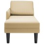 Chaise longue con cojín de tela de pana gris by , Daybeds - Ref: Foro24-4009819, Price: 126,90 €, Discount: %