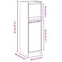 Armario de baño madera contrachapada roble artisan 30x30x95 cm von , Badezimmermöbel - Ref: Foro24-856062, Preis: 59,52 €, Ra...