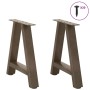 Patas de mesa de centro forma A 2uds acero 50x(42-43) cm by , Table legs - Ref: Foro24-4012835, Price: 58,44 €, Discount: %