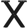 Patas de mesa de centro forma X 2uds acero negro 30x(30-31) cm by , Table legs - Ref: Foro24-4012868, Price: 41,20 €, Discoun...