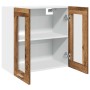 Armario de pared para cocina con puerta cristal envejecida von , Küchenschränke - Ref: Foro24-856167, Preis: 56,40 €, Rabatt: %