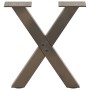 Patas de mesa centro forma X 2uds acero natural 37x(30-31) cm de , Patas para mesas - Ref: Foro24-4012875, Precio: 43,51 €, D...