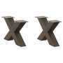 Patas de mesa centro forma X 2uds acero natural 50x(30-31) cm von , Tischbeine - Ref: Foro24-4012939, Preis: 76,57 €, Rabatt: %