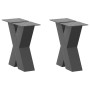 Patas de mesa centro forma X 2uds acero antracita 30x(30-31) cm by , Table legs - Ref: Foro24-4012930, Price: 76,44 €, Discou...
