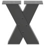 Patas de mesa centro forma X 2uds acero antracita 30x(30-31) cm by , Table legs - Ref: Foro24-4012930, Price: 76,44 €, Discou...