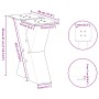 Patas de mesa centro forma X 2uds acero antracita 30x(30-31) cm by , Table legs - Ref: Foro24-4012930, Price: 76,44 €, Discou...