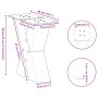 Patas de mesa de centro forma X 2uds acero negro 40x(30-31) cm de , Patas para mesas - Ref: Foro24-4012932, Precio: 66,68 €, ...