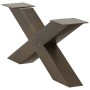 Patas de mesa centro forma X 2uds acero natural 70x(30-31) cm de , Patas para mesas - Ref: Foro24-4012947, Precio: 84,74 €, D...