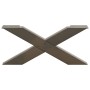 Patas de mesa centro forma X 2uds acero natural 70x(30-31) cm de , Patas para mesas - Ref: Foro24-4012947, Precio: 84,74 €, D...