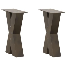 Patas de mesa centro forma X 2uds acero natural 28x(42-43) cm von , Tischbeine - Ref: Foro24-4012951, Preis: 81,26 €, Rabatt: %