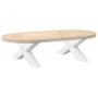 Patas de mesa de centro forma X 2uds acero blanco 70x(30-31) cm by , Table legs - Ref: Foro24-4012945, Price: 86,99 €, Discou...