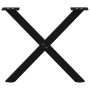 Patas de mesa de centro forma X 2uds acero negro 38x(42-43) cm by , Table legs - Ref: Foro24-4012896, Price: 59,86 €, Discoun...