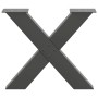Patas para mesa de centro en forma de X 2 uds antracita acero by , Table legs - Ref: Foro24-4012958, Price: 90,21 €, Discount: %