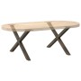 Patas de mesa centro forma X 2uds acero natural 70x(42-43) cm de , Patas para mesas - Ref: Foro24-4012907, Precio: 54,95 €, D...