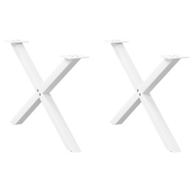 Patas de mesa de centro forma X 2uds acero blanco 70x(42-43) cm von , Tischbeine - Ref: Foro24-4012905, Preis: 58,67 €, Rabat...