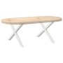 Patas de mesa de centro forma X 2uds acero blanco 70x(42-43) cm by , Table legs - Ref: Foro24-4012905, Price: 58,67 €, Discou...