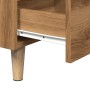 Mesita de noche madera de ingeniería roble artisan 40x35x69 cm by , Nightstands - Ref: Foro24-856422, Price: 71,93 €, Discoun...