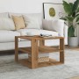 Mesa de centro madera ingeniería roble artesanal 58x58x40 cm by , Coffee table - Ref: Foro24-856497, Price: 48,04 €, Discount: %