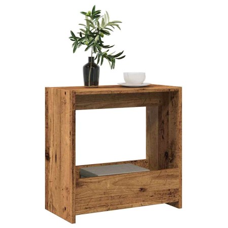 Mesa auxiliar de madera contrachapada envejecida 50x26x50 cm by , Side tables - Ref: Foro24-856538, Price: 33,61 €, Discount: %