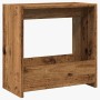 Mesa auxiliar de madera contrachapada envejecida 50x26x50 cm by , Side tables - Ref: Foro24-856538, Price: 33,61 €, Discount: %
