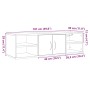 Armario de pared madera de ingeniería madera vieja 101x30x29 cm by , Shelves and shelves - Ref: Foro24-856488, Price: 57,41 €...
